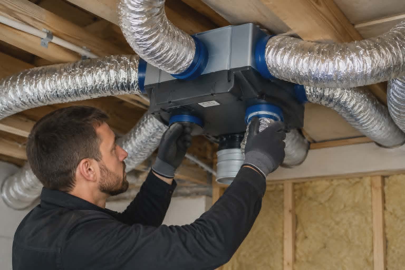Installation VMC double flux